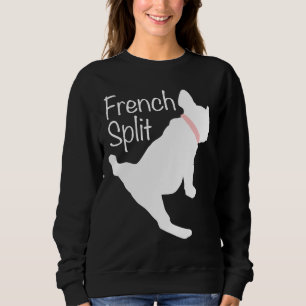 Camiseta Yoga French Bulldog Fazendo O Split Frenchie Spli