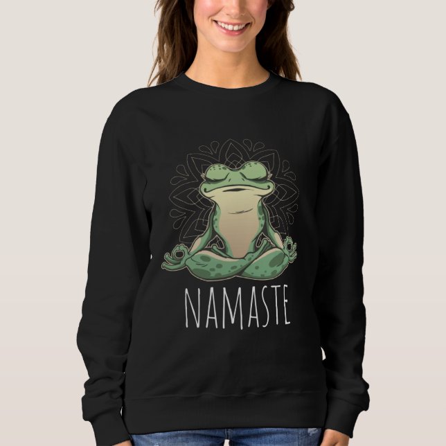 Camiseta Yoga Frog Namaste (Frente)