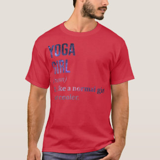 Camiseta Yoga Girl Engraçada Cotação