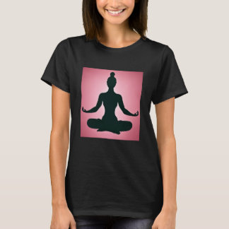 Camiseta Yoga Girl Female Sun Salutation Meditation Chakra 