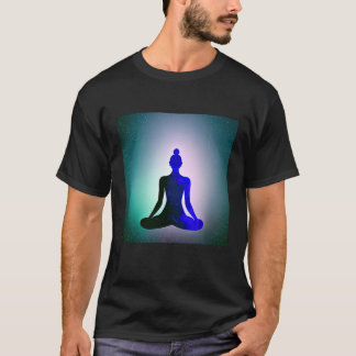 Camiseta Yoga Girl Female Sun Salutation Meditation Chakra