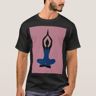 Camiseta Yoga Girl Female Sun Salutation Meditation Chakra