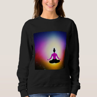 Camiseta Yoga Girl Female Sun Salutation Meditation Chakra 