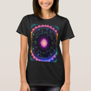 Camiseta Yoga Girl Female Sun Salutation Meditation Chakra