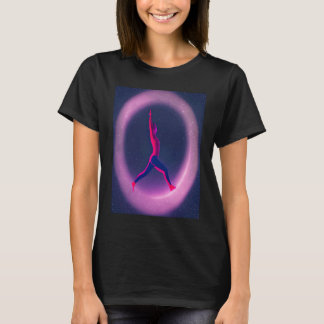Camiseta Yoga Girl Female Sun Salutation Meditation Chakra 