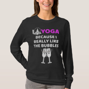 Camiseta Yoga I Yoga Para Queimar A Ioga Louca
