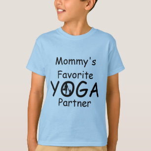 Camiseta Yoga Kids Mamãe Yoga Favorito Boys
