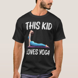 Camiseta Yoga Legal Para Crianças Meninos Exercício Físico