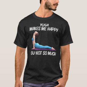 Camiseta Yoga legal Para Mulheres Iogi Exercício Físico