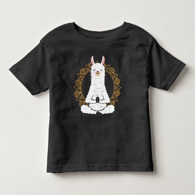 Camiseta Yoga Llama Alpaca Namaste (Frente)