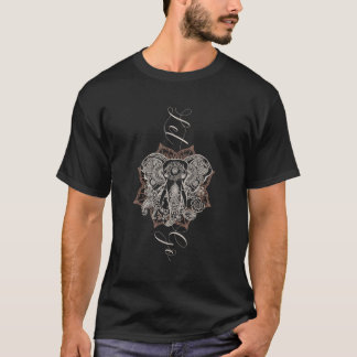 Camiseta Yoga Lotus Flower with Elephant Let Go