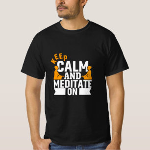 Camiseta Yoga Lover Manter Calma E Meditar
