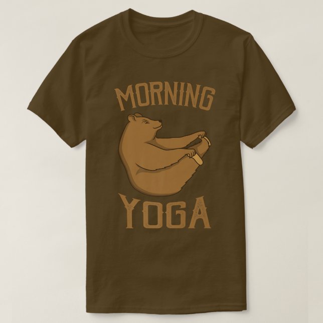 Camiseta Yoga Lover Meditação Yoga Bear Yoga Professora Pre (Frente do Design)