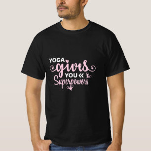Camiseta Yoga Lover Yoga lhe dá superpoderes