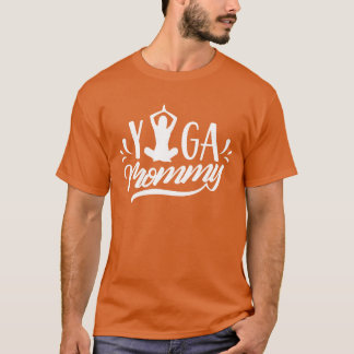 Camiseta Yoga Mamãe Mãe Hobby Mãe Vintagem