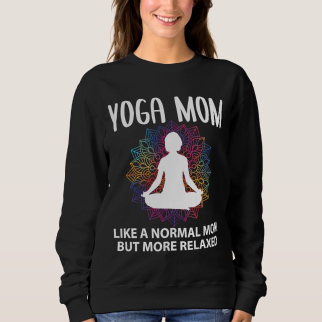 Camiseta Yoga Mamãe Say (Frente)