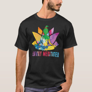 Camiseta Yoga Meditado Pesadamente Colorida 1