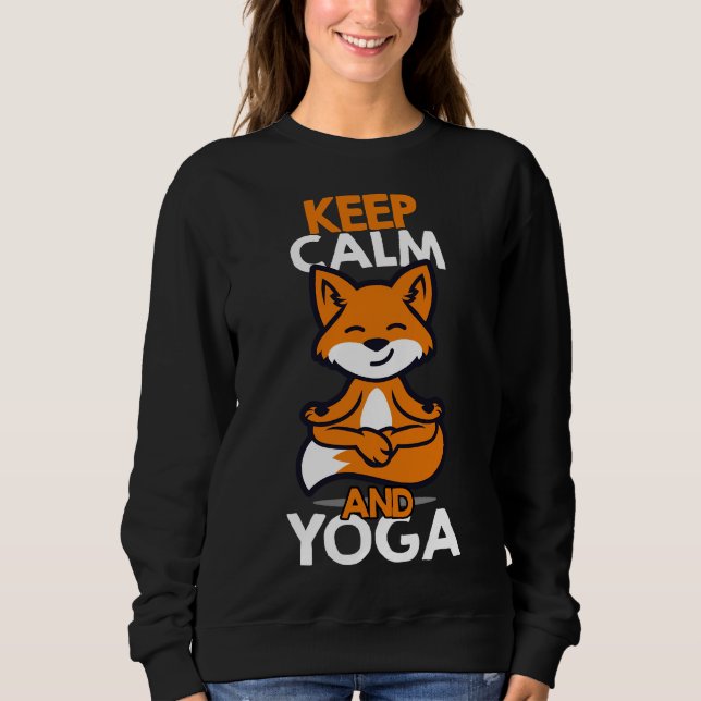 Camiseta Yoga Meditation Fox (Frente)