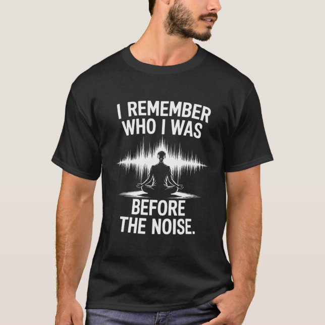 Camiseta Yoga Mindfulness Antes do Ruído  (Frente)