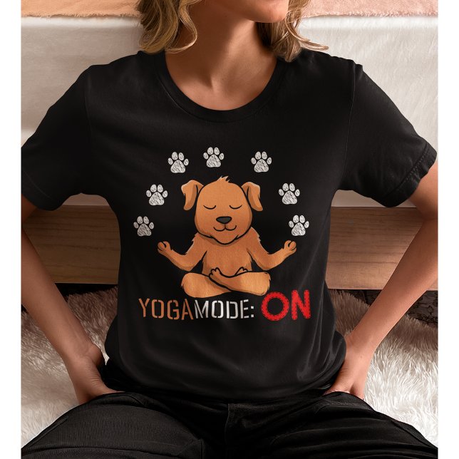 Camiseta Yoga Mode On Meditation Women Tshirt (Criador carregado)