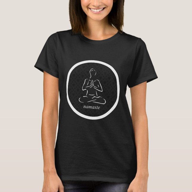 Camiseta Yoga Namaste Calmness White (Frente)