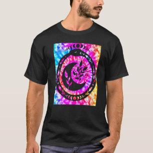 Camiseta Yoga Namaste Moon Tie Die Buddha Cobra