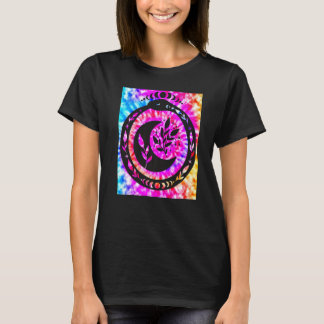 Camiseta Yoga Namaste Moon Tie Die Buddha Cobra