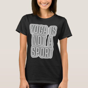 Camiseta Yoga Não É Um Esportivo Fato Incrível