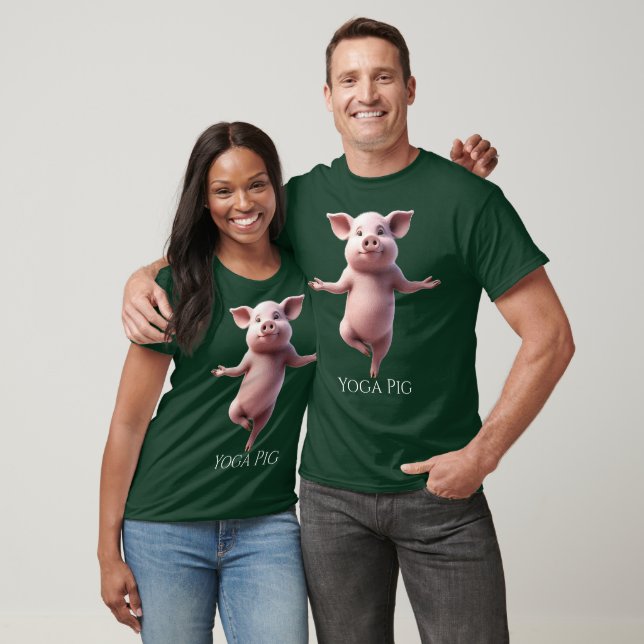 Camiseta Yoga Pig (Unissex)