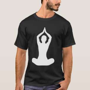 Camiseta Yoga Pose Lotus Namaste Padmasana Pose Relaxação