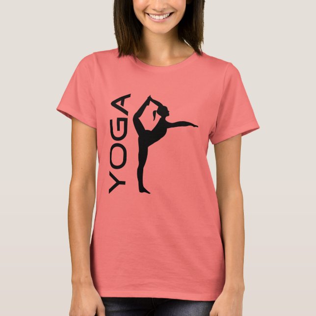 Camiseta Yoga Pose Silhouette (Frente)
