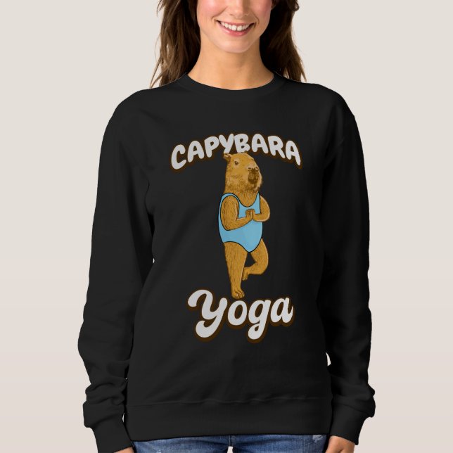 Camiseta Yoga poses Capybara Gymnastic leotard (Frente)