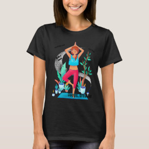 Camiseta Yoga respire Desenho poderoso e inspirador de amor