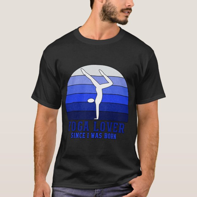 Camiseta Yoga Retro Since I Was Born (Frente)
