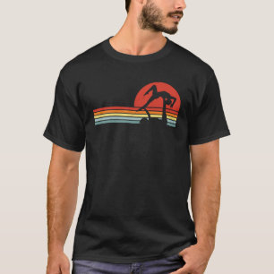 Camiseta Yoga Retro Vintage Acrobática