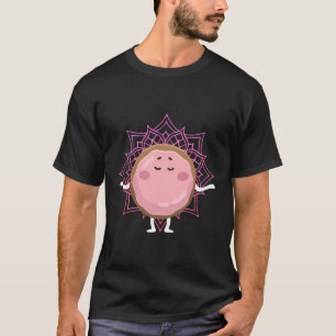 Camiseta Yoga Rosquinha Meditação Rosquinha Sobremesa