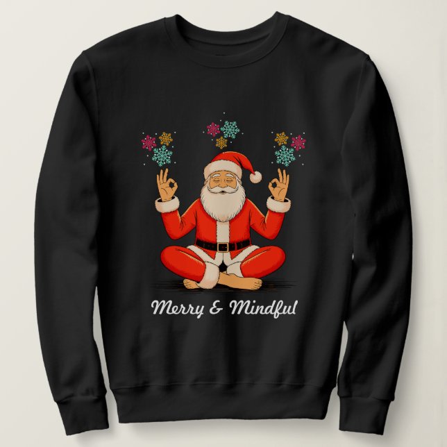 Camiseta Yoga Santa (Frente do Design)