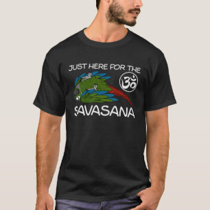 Camiseta Yoga Savasana Parrot Green Cheek Conure