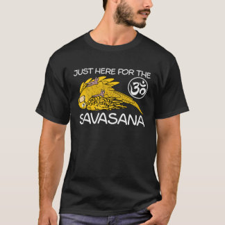 Camiseta Yoga Savasana Parrot Yellow Lutino Budgie Budgerig