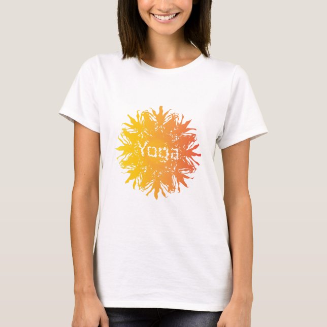 Camiseta Yoga Sun quente (Frente)