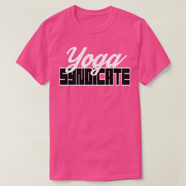 Camiseta Yoga Syndicate (Frente do Design)