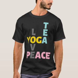 Camiseta Yoga Tea Love Peace