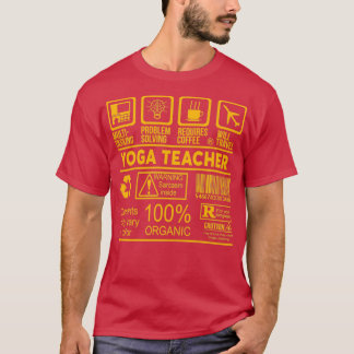 CAMISETA YOGA TEACHER NICE DESIGN 2017
