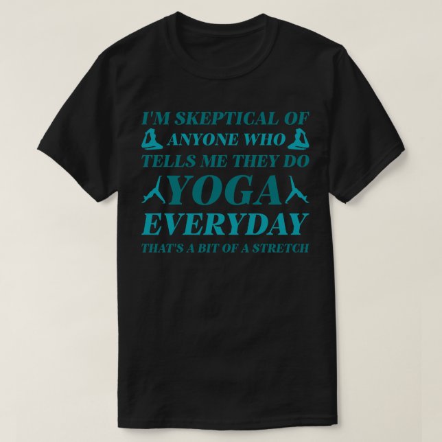 Camiseta Yoga todos os dias (Frente do Design)