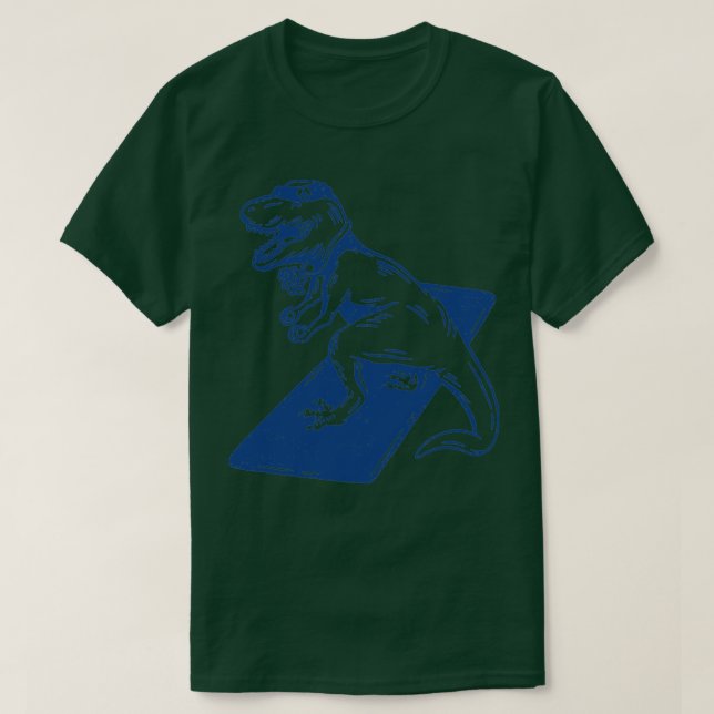 Camiseta Yoga TRex (Frente do Design)