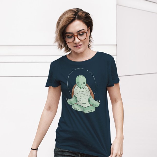 Camiseta Yoga Turtle (Criador carregado)