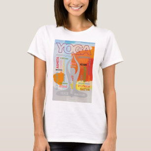 Camiseta Yoga Typografia
