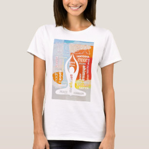 Camiseta Yoga Typografia