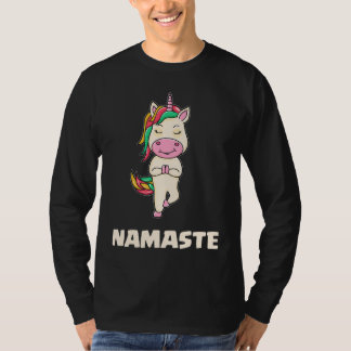 Camiseta Yoga Unicorn Gymnasitics Namaste   Meditation