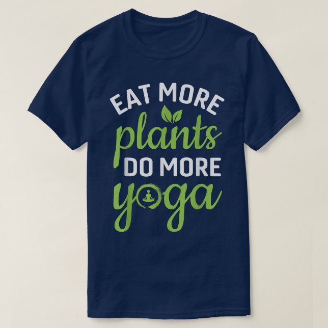 Camiseta Yoga Vegan Vegetarian (Frente do Design)